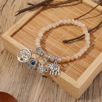 Casual Palm Life Tree Artificial Crystal Alloy Beaded Women's Bracelets main image 7