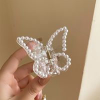 Women's Sweet Simple Style Butterfly Arylic Hair Claws sku image 21