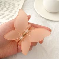 Women's Sweet Simple Style Butterfly Arylic Hair Claws sku image 1