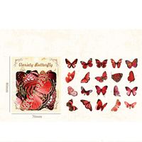 40pcs Animal Butterfly Learning School Graduation PVC Pastoral Washi Tape sku image 1