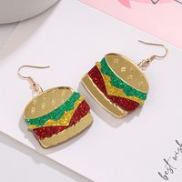 1 Pair Casual Funny French Fries Arylic Drop Earrings main image 8