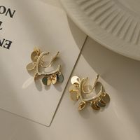 1 Pair Simple Style Round Polishing Copper 18K Gold Plated Hoop Earrings sku image 2