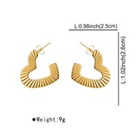IG Style Heart Shape Stainless Steel Alloy Inlay Zircon Rings Earrings Necklace main image 3
