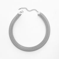 Stainless Steel 18K Gold Plated Casual Simple Style Solid Color Rings Necklace sku image 1