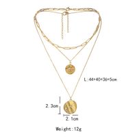 Vintage Style Sun Eye Alloy 18K Gold Plated Women's Layered Necklaces main image 2