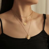 Vintage Style Sun Eye Alloy 18K Gold Plated Women's Layered Necklaces main image 1
