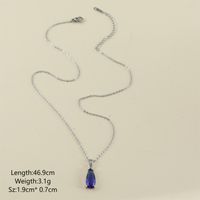 Casual Water Droplets Natural Stone Unisex Pendant Necklace main image 2