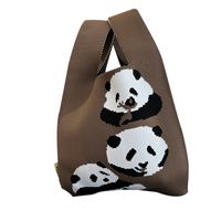 Women's Medium Polyester Animal Little Bear Stripe Cute Open Handbag Shopping Bags main image 2