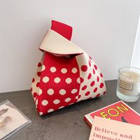 Women's Medium Polyester Animal Little Bear Stripe Cute Open Handbag Shopping Bags sku image 27