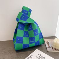 Women's Medium Polyester Animal Little Bear Stripe Cute Open Handbag Shopping Bags sku image 36