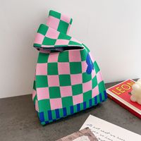 Women's Medium Polyester Animal Little Bear Stripe Cute Open Handbag Shopping Bags sku image 56