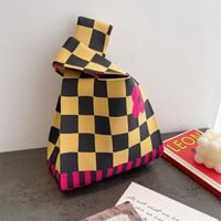 Women's Medium Polyester Animal Little Bear Stripe Cute Open Handbag Shopping Bags sku image 57