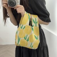 Women's Medium Polyester Color Block Flower Butterfly Cute Open Handbag Shopping Bags main image 4