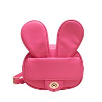 Women's Small Pu Leather Solid Color Cute Oval Magnetic Buckle Crossbody Bag sku image 3