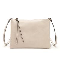 Women's Small Pu Leather Solid Color Basic Zipper Envelope Bag sku image 5