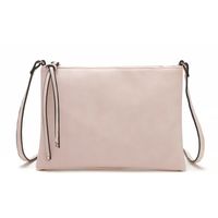 Women's Small Pu Leather Solid Color Basic Zipper Envelope Bag sku image 6