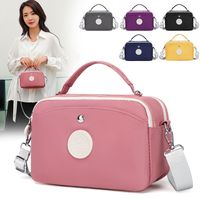 Women's Medium Oxford Cloth Letter Solid Color Basic Square Zipper Diaper Bags Travel Bag main image 1