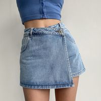 Women's Daily Streetwear Solid Color Shorts Washed Jeans main image 1