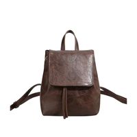 Solid Color Casual School Shopping Women's Backpack main image 2