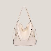Women's Small Pu Leather Solid Color Classic Style Zipper Shoulder Bag sku image 2