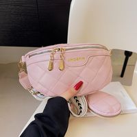 Women's Elegant Solid Color Pu Leather Waist Bags main image 5