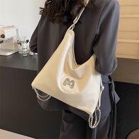 Women's Medium Pu Leather Letter Classic Style Zipper Tote Bag main image 5
