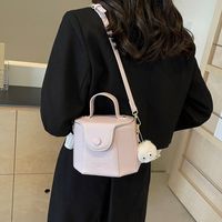 Women's Small Pu Leather Solid Color Classic Style Flip Cover Handbag main image 3