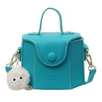 Women's Small Pu Leather Solid Color Classic Style Flip Cover Handbag sku image 8