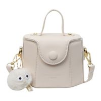Women's Small Pu Leather Solid Color Classic Style Flip Cover Handbag sku image 7