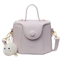 Women's Small Pu Leather Solid Color Classic Style Flip Cover Handbag sku image 9