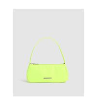 Women's Medium Nylon Solid Color Streetwear Pillow Shape Zipper Baguette Bag sku image 3