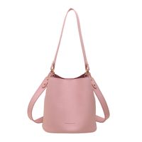 Women's Large Pu Leather Solid Color Classic Style Magnetic Buckle Crossbody Bag main image 2