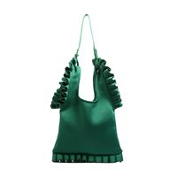 Women's Medium Polyester Solid Color Streetwear Open Underarm Bag sku image 2