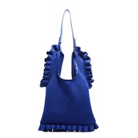 Women's Medium Polyester Solid Color Streetwear Open Underarm Bag sku image 5