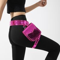 Women's Mini Pu Leather Solid Color Streetwear Magnetic Buckle Fanny Pack main image 3