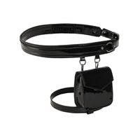 Women's Mini Pu Leather Solid Color Streetwear Magnetic Buckle Fanny Pack main image 2