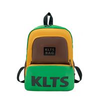 Letter Color Block Casual School Daily Kids Backpack main image 2