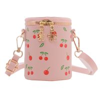 Women's Pu Leather Fruit Cute Cylindrical Zipper Crossbody Bag main image 7