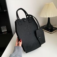 Women's Small Pu Leather Solid Color Basic Bucket Zipper Handbag main image 4