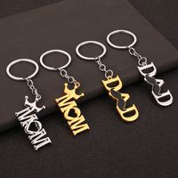 Simple Style Letter Alloy Mother'S Day Unisex Keychain 1 Piece main image 1