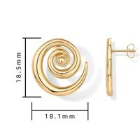 1 Pair Simple Style Geometric Alloy 18K Gold Plated Ear Studs main image 2