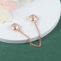 1 Piece 9.9mm Diameter Hole 2~2.9mm Sterling Silver Solid Color Polished Ball Plunger Beads main image 3