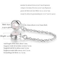 1 Piece 9.9mm Diameter Hole 2~2.9mm Sterling Silver Solid Color Polished Ball Plunger Beads main image 2