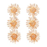 IG Style Exaggerated Flower Alloy Plating Women's Earrings Necklace sku image 1