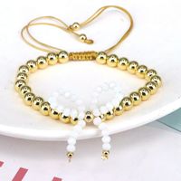 Elegant Vintage Style Simple Style Bow Knot Artificial Crystal Copper Beaded Women's Bracelets main image 6