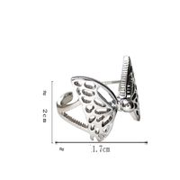 Wholesale Jewelry Simple Style Butterfly Alloy Plating Rings main image 2