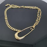 Copper Gold Plated Silver Plated Streetwear Solid Color Necklace main image 8