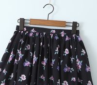 Daily Women's Pastoral Flower Polyester Zipper Skirt Sets Skirt Sets main image 3