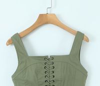 Women's Vest Tank Tops Vintage Style Solid Color main image 2