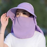 Women's Simple Style Solid Color Big Eaves Sun Hat sku image 21